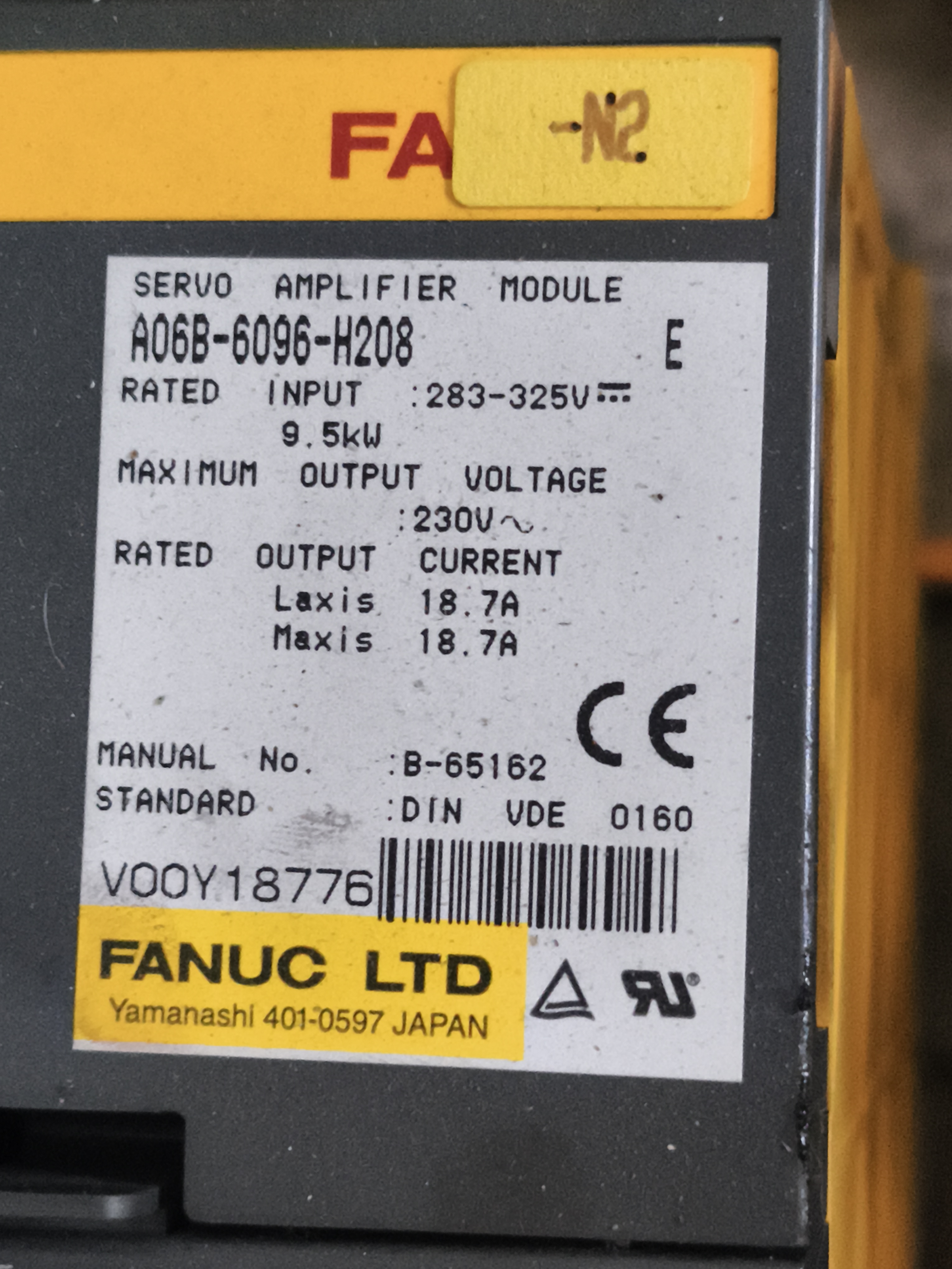 Azionamento assi FANUC